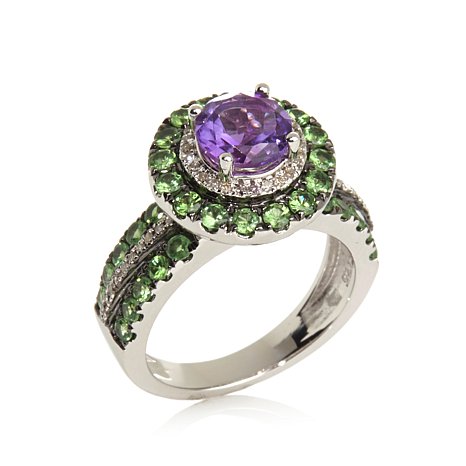 Genuine 925 Sterling Silver Ring With Cubic Zirconia Stones