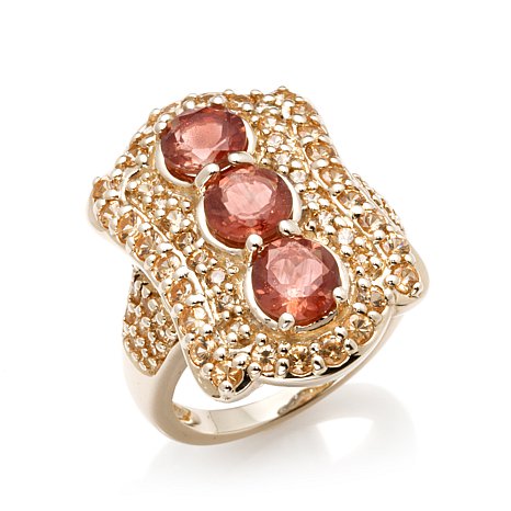 Luxury Genuine Sterling Silver Ring With Cubic Zirconia Stones
