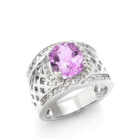 Genuine 925 Sterling Silver Ring With Cubic Zirconia Stones
