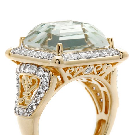 Genuine Sterling Silver Ring With Cubic Zirconia Stones