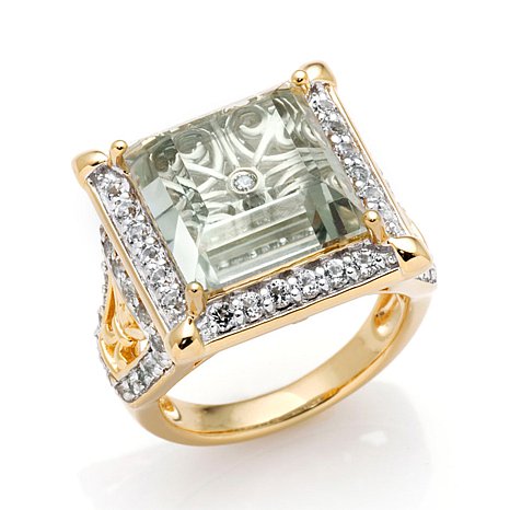 Genuine Sterling Silver Ring With Cubic Zirconia Stones