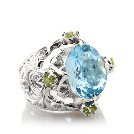 Genuine Sterling Silver Ring With Cubic Zirconia Stones
