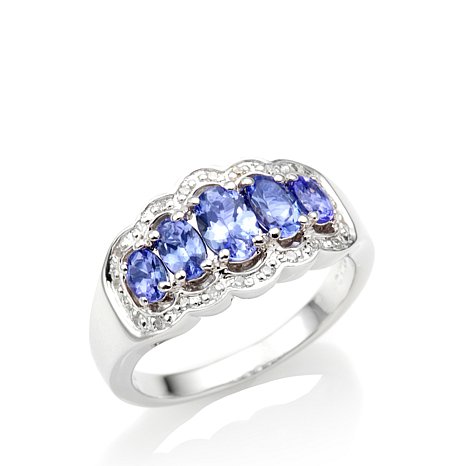 Real 925 Sterling Silver Ring With Cubic Zirconia Stones
