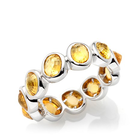 Real Sterling Silver Ring With Cubic Zirconia Stones