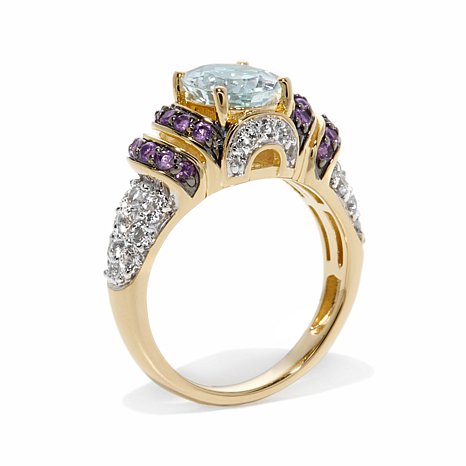 Real 925 Sterling Silver Ring With Cubic Zirconia Stones
