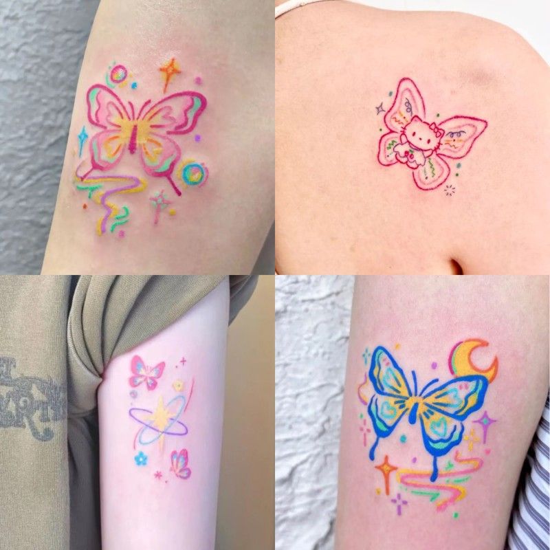 butterfly temporary tattoo sticker