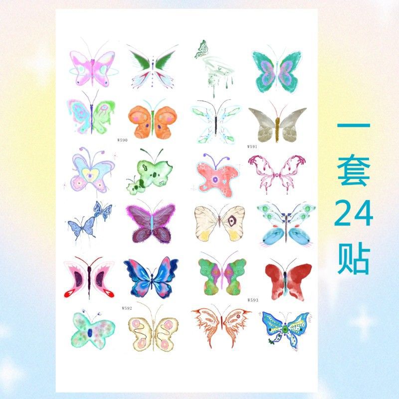 butterfly temporary tattoo sticker butterfly temporary tattoo sticker