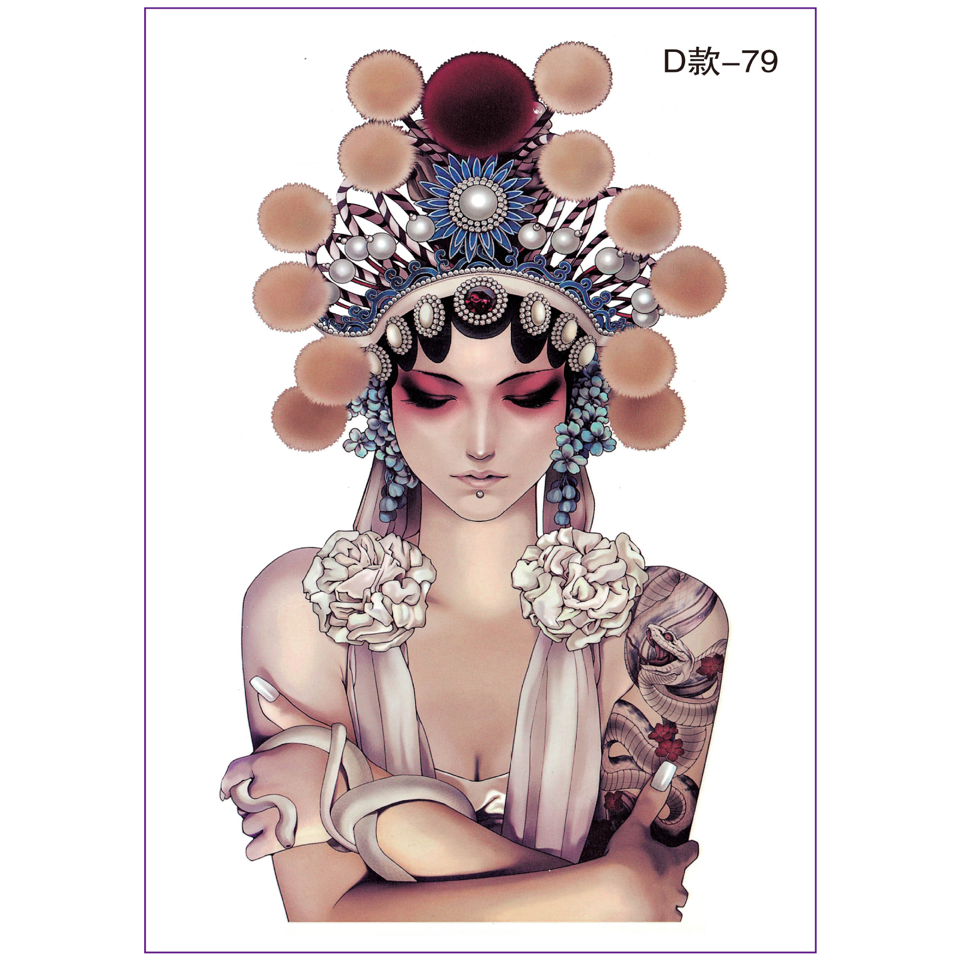 large temporary tattoo sticker fake adult half arm look real large temporary tattoo sticker fake adult half arm look real