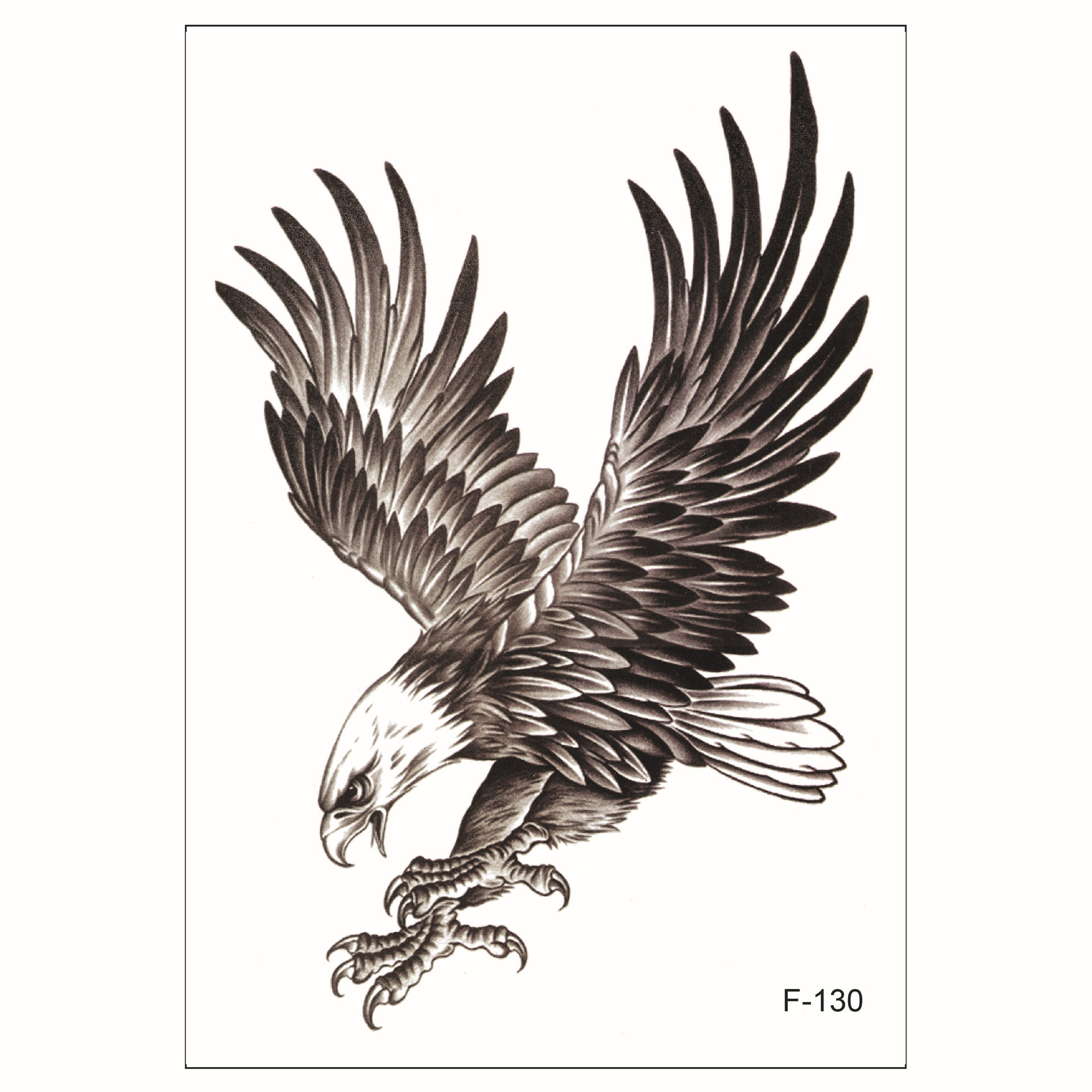 large temporary tattoo sticker fake adult half arm look real Eagle large temporary tattoo sticker fake adult half arm look real Eagle