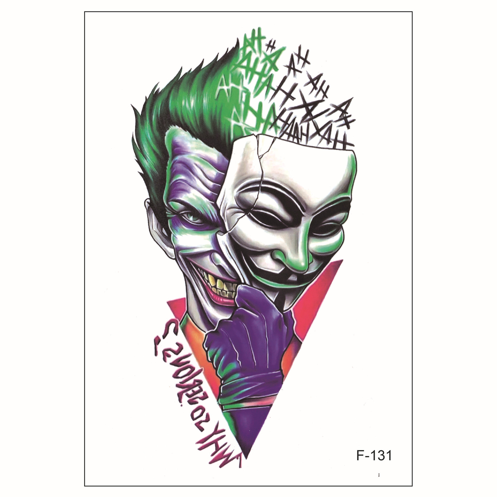 large temporary tattoo sticker fake adult half arm look real mask large temporary tattoo sticker fake adult half arm look real mask