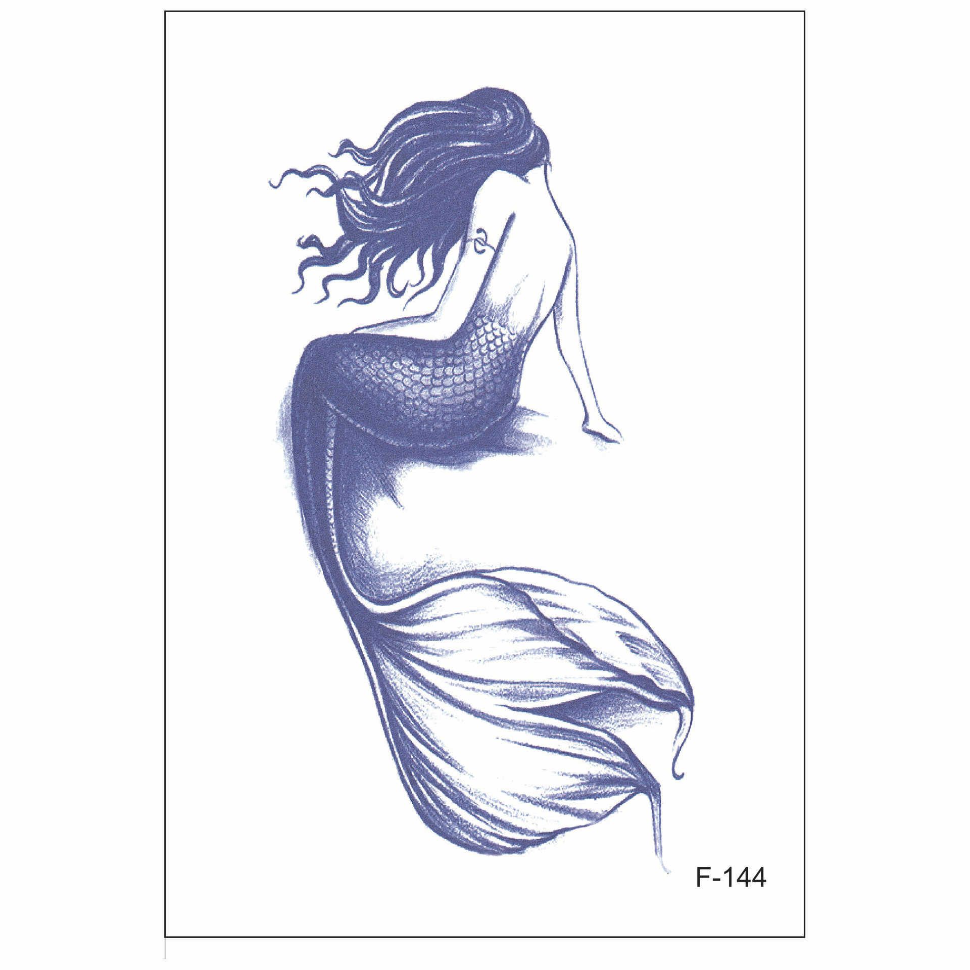 large temporary tattoo sticker fake adult half arm look real Mermaid large temporary tattoo sticker fake adult half arm look real Mermaid