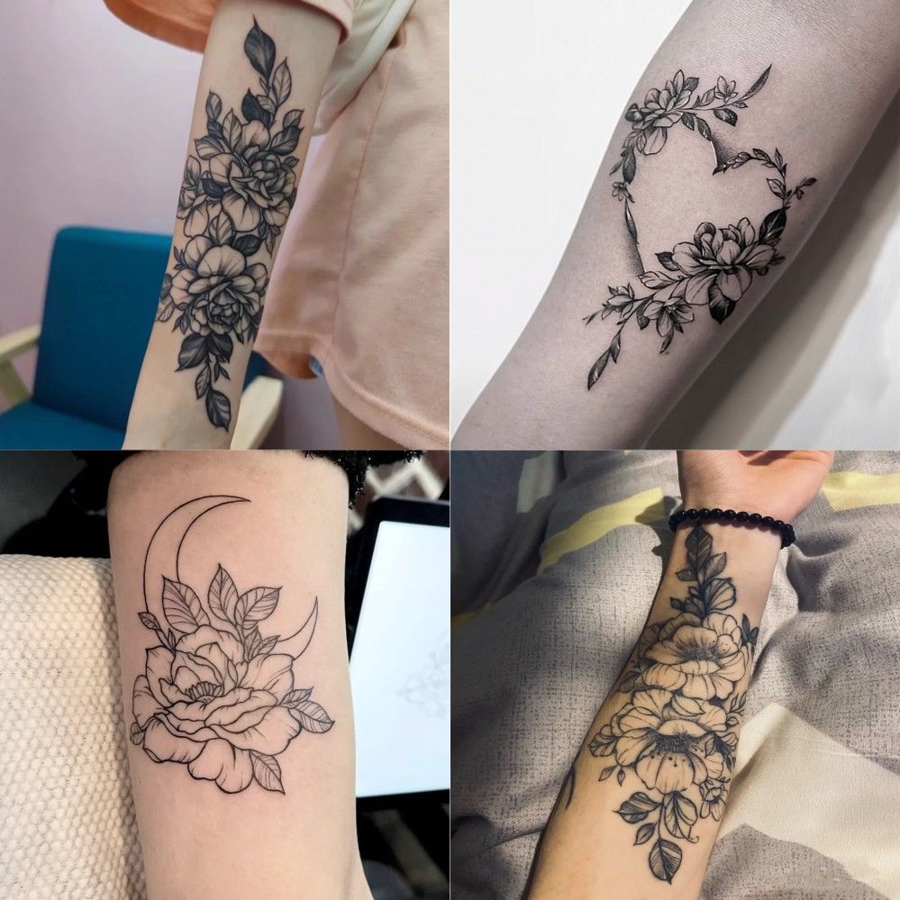 herbal temporary tattoo sticker adult fake look real long lasting