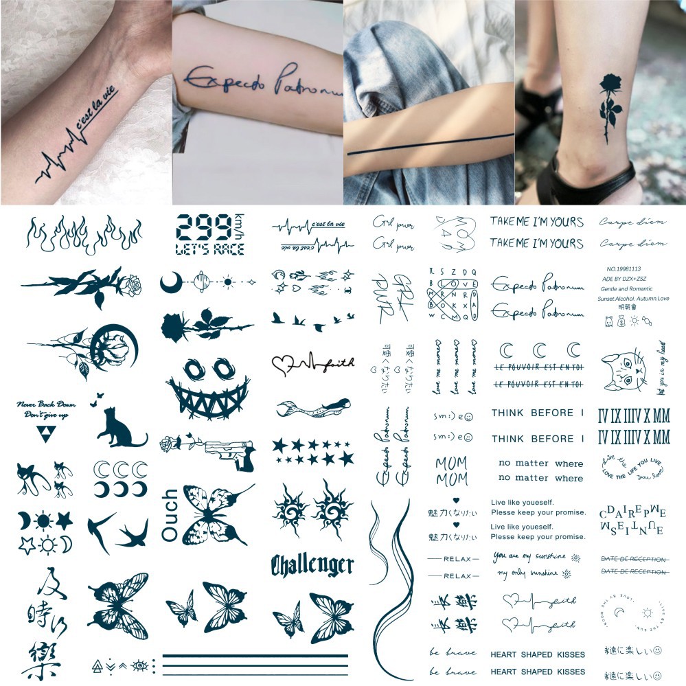 herbal temporary tattoo sticker adult fake look real long lasting herbal temporary tattoo sticker adult fake look real long lasting