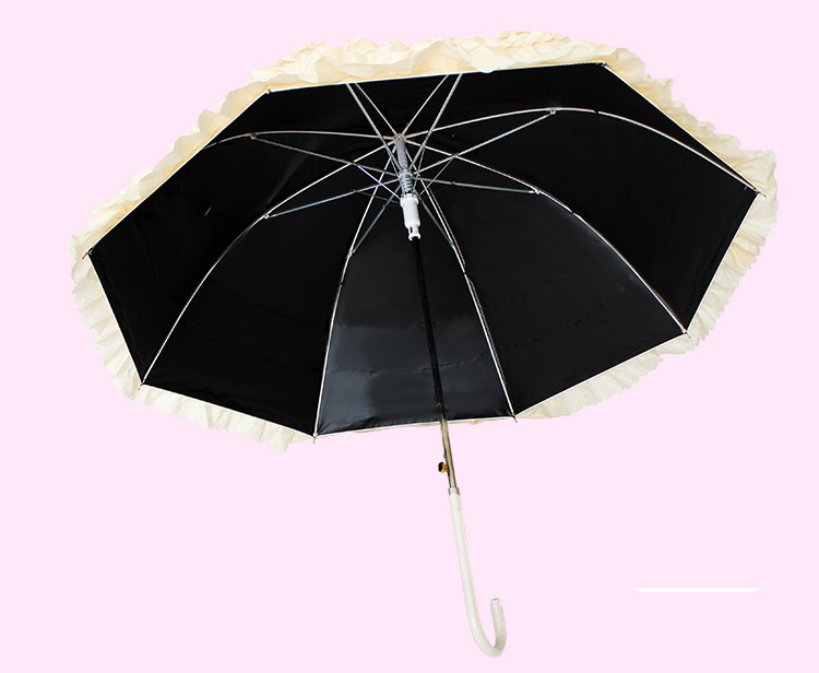 anti uv 3 frill princess umbrella wedding bridal parasol