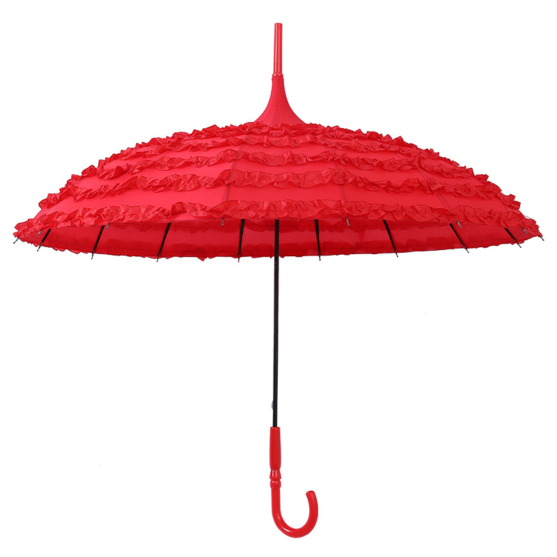 7 ruffles frill princess umbrella parasol 7 ruffles frill princess umbrella parasol
