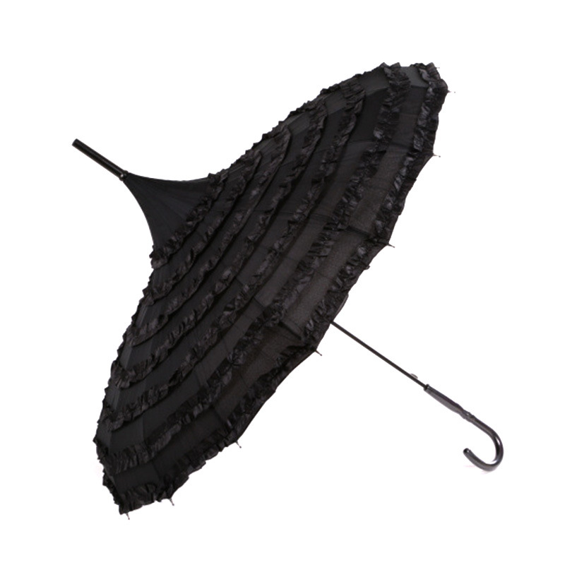7 ruffles frill princess umbrella parasol 7 ruffles frill princess umbrella parasol