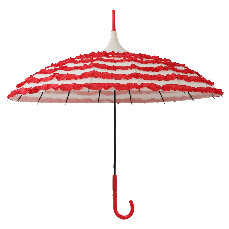 7 ruffles frill princess umbrella parasol 7 ruffles frill princess umbrella parasol
