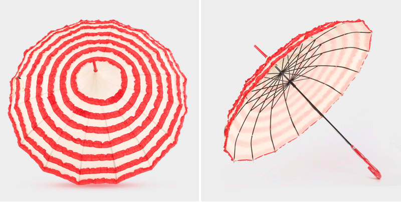 7 ruffles frill princess umbrella parasol 7 ruffles frill princess umbrella parasol