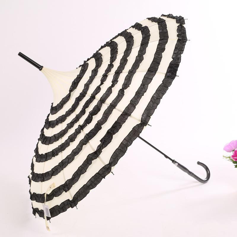 7 ruffles frill princess umbrella parasol 7 ruffles frill princess umbrella parasol