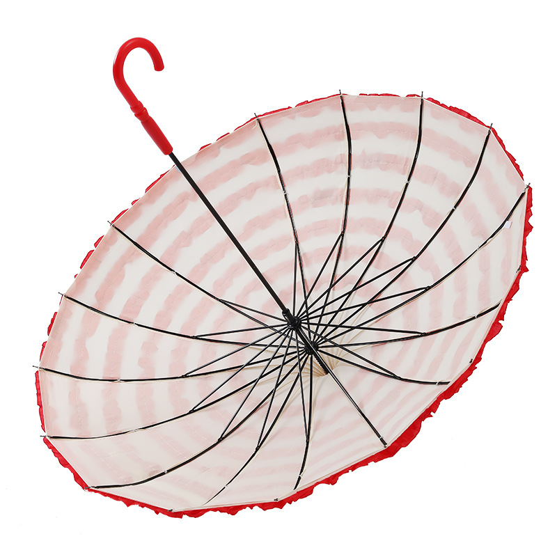 7 ruffles frill princess umbrella parasol 7 ruffles frill princess umbrella parasol