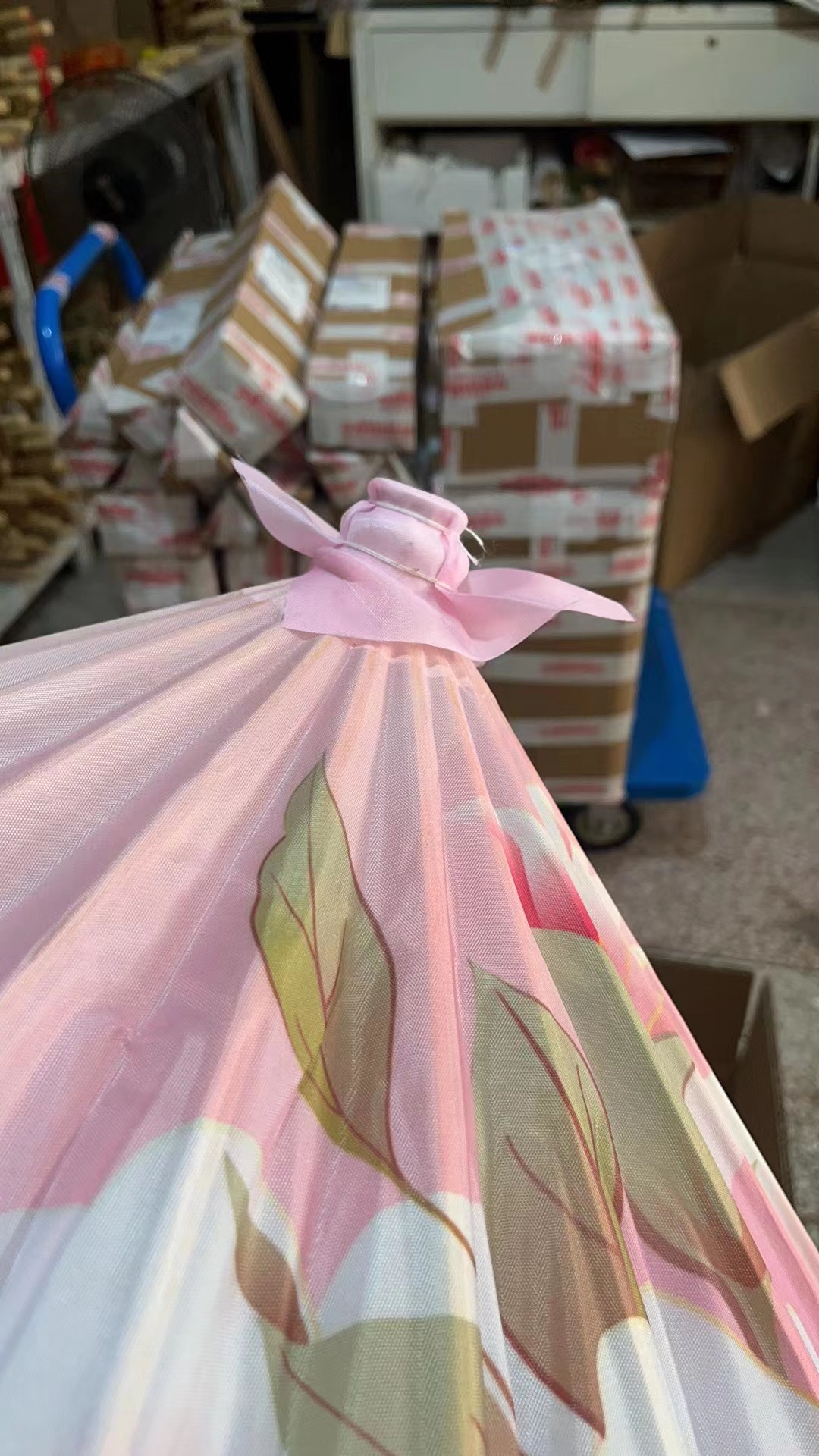 custom printed cloth fabric paper chinese parasol umbrella