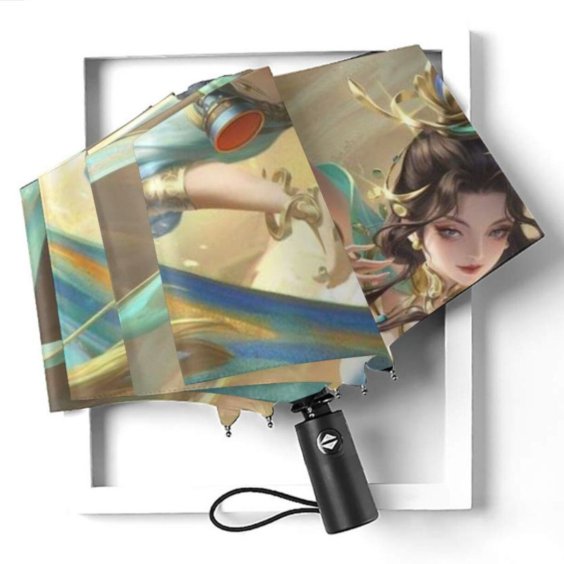 custom printed umbrella all-over personalized auto open close 3-fold custom printed umbrella all-over personalized auto open close 3-fold