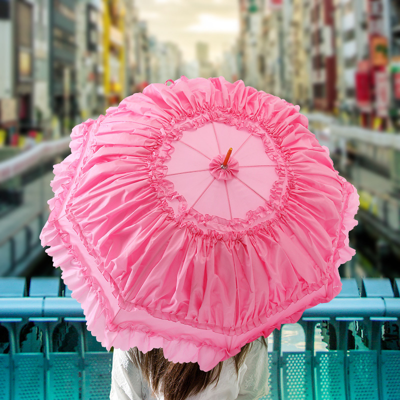 Pink Lace Umbrella