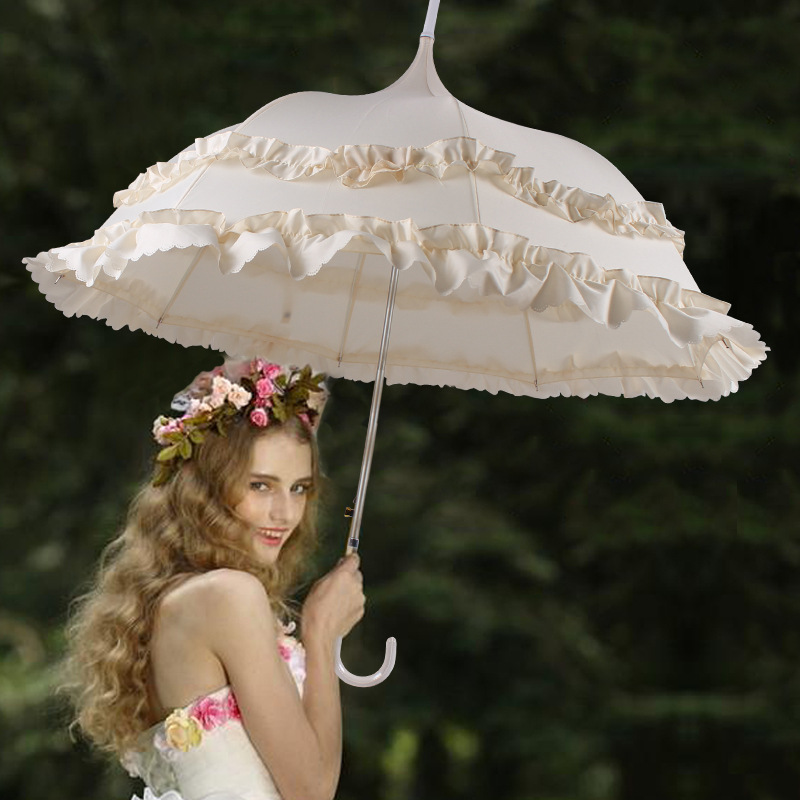 Pagoda princess umbrella frill ruffle lolita cosplay