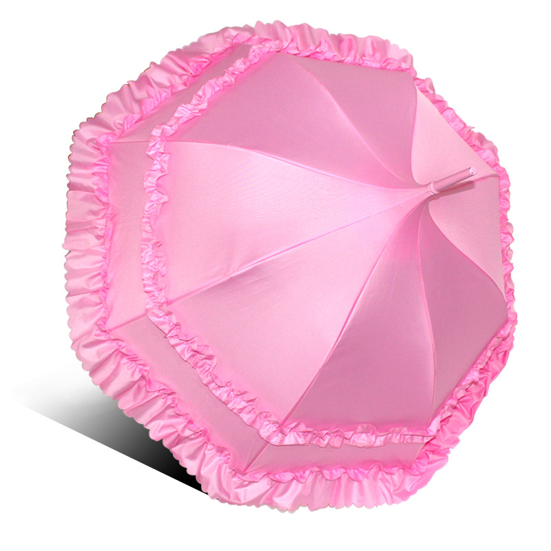 Pagoda princess umbrella frill ruffle lolita cosplay pink