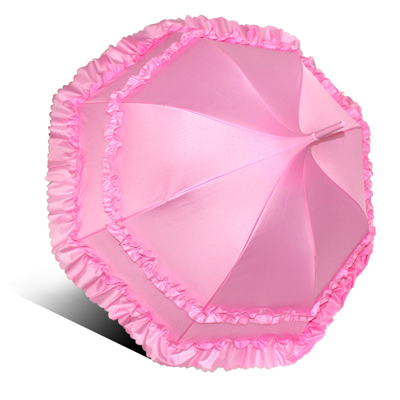 Pagoda princess umbrella frill ruffle lolita cosplay pink Pagoda princess umbrella frill ruffle lolita cosplay pink