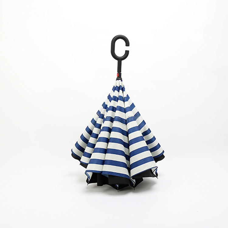 Blue Strapes inverted umbrellas upside down reverse wholesale Blue Strapes inverted umbrellas upside down reverse wholesale