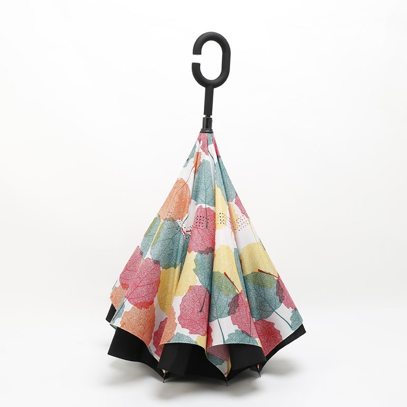 Maple Leaves inverted umbrellas upside down reverse wholesale Maple Leaves inverted umbrellas upside down reverse wholesale