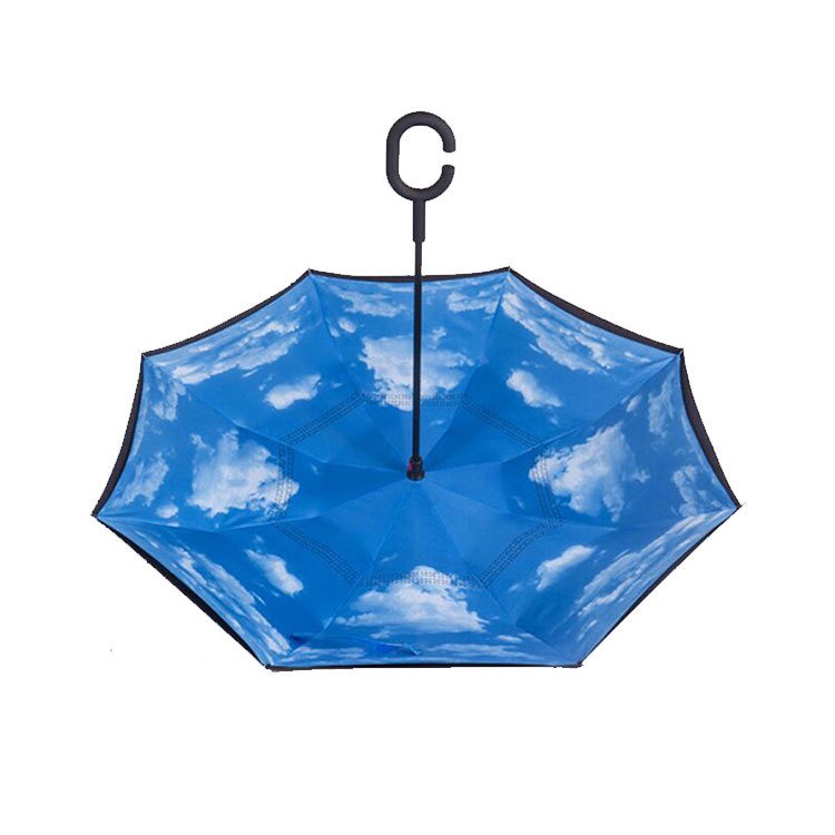 sky and clouds inverted umbrellas upside down reverse wholesale