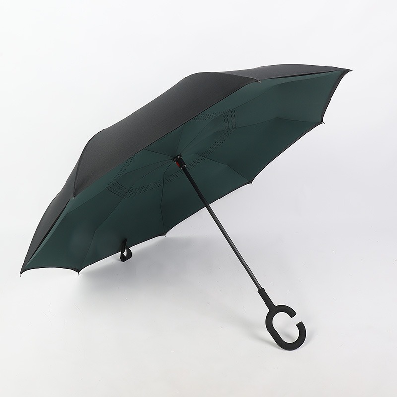 Dark Green inverted umbrellas wholesale