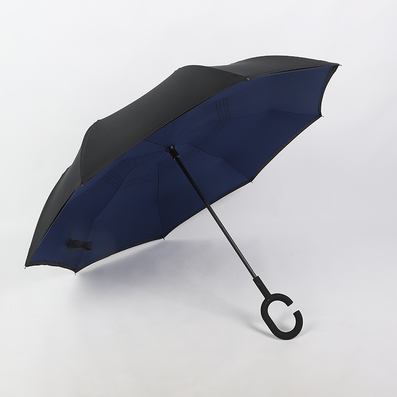 Drak Blue inverted umbrellas wholesale Drak Blue inverted umbrellas wholesale