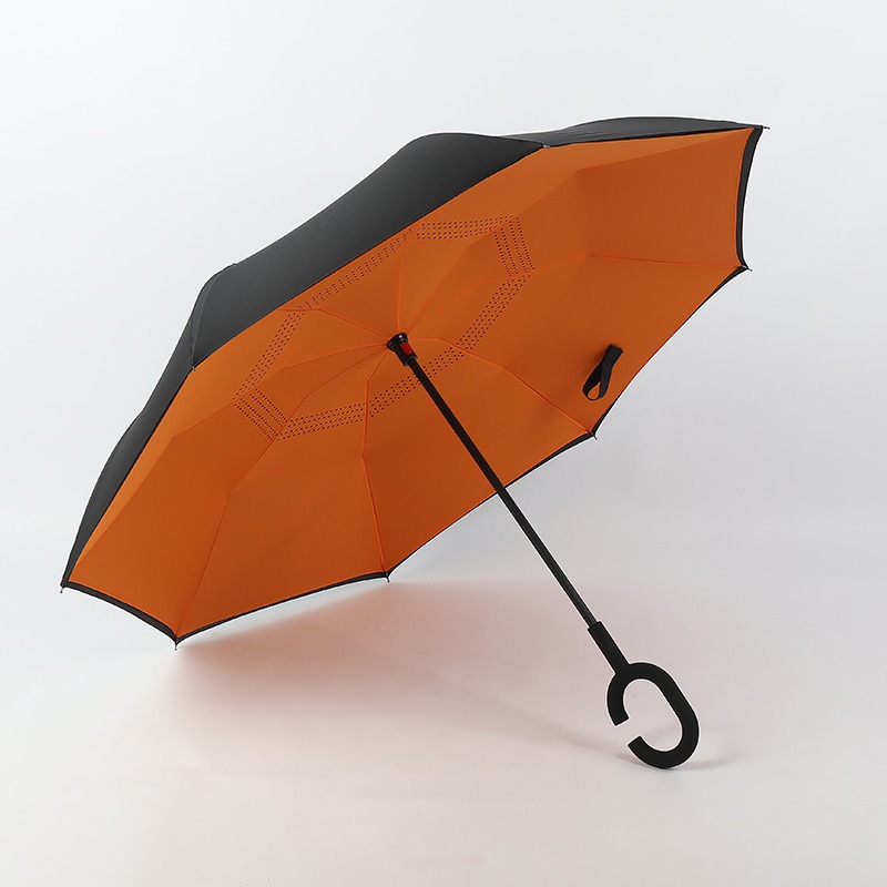 Orange inverted umbrellas wholesale