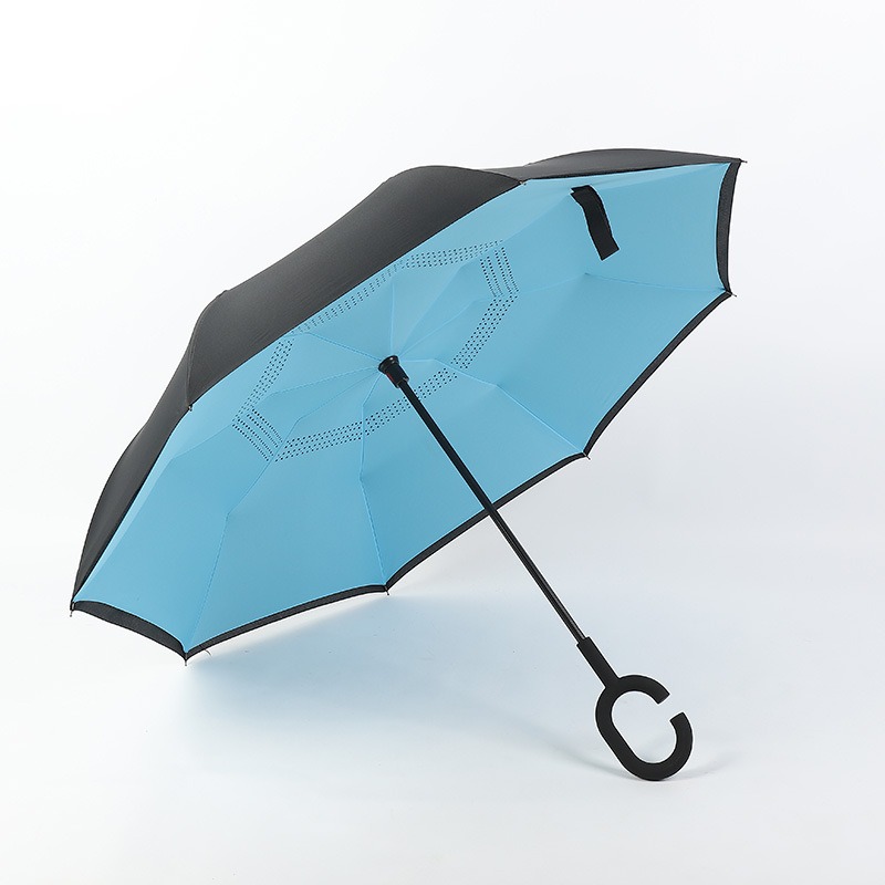 Sky Blue inverted umbrellas wholesale Sky Blue inverted umbrellas wholesale