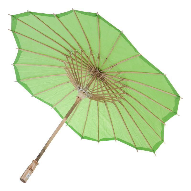 grass green scalloped blossom flower solid color paper parasols umbrellas wholesale grass green scalloped blossom flower solid color paper parasols umbrellas wholesale