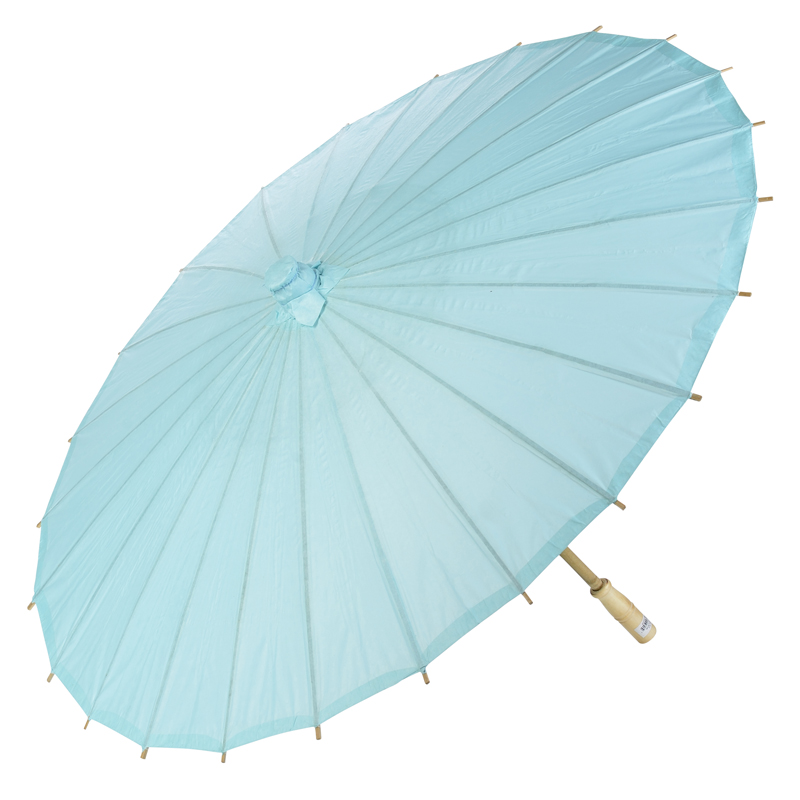 water blue paper parasols, wedding bridal umbrellas wholesale water blue paper parasols, wedding bridal umbrellas wholesale