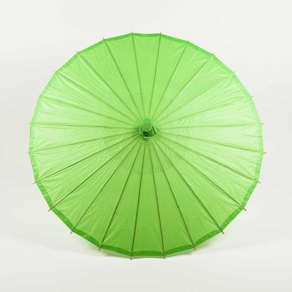 grass green paper parasols, wedding bridal umbrellas wholesale