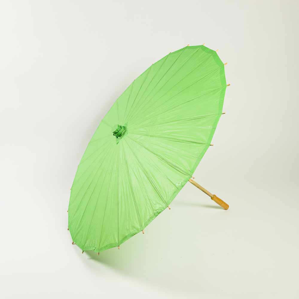 grass green paper parasols, wedding bridal umbrellas wholesale grass green paper parasols, wedding bridal umbrellas wholesale