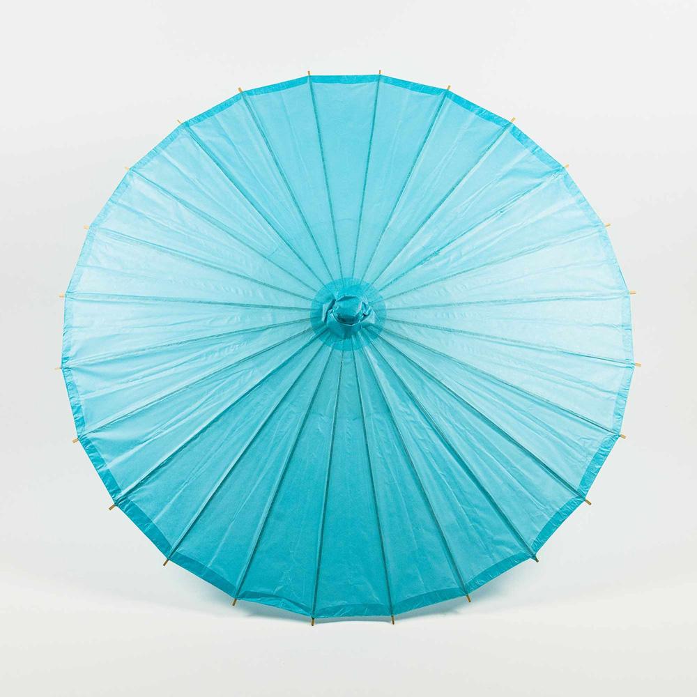 water blue paper parasols, wedding bridal umbrellas wholesale