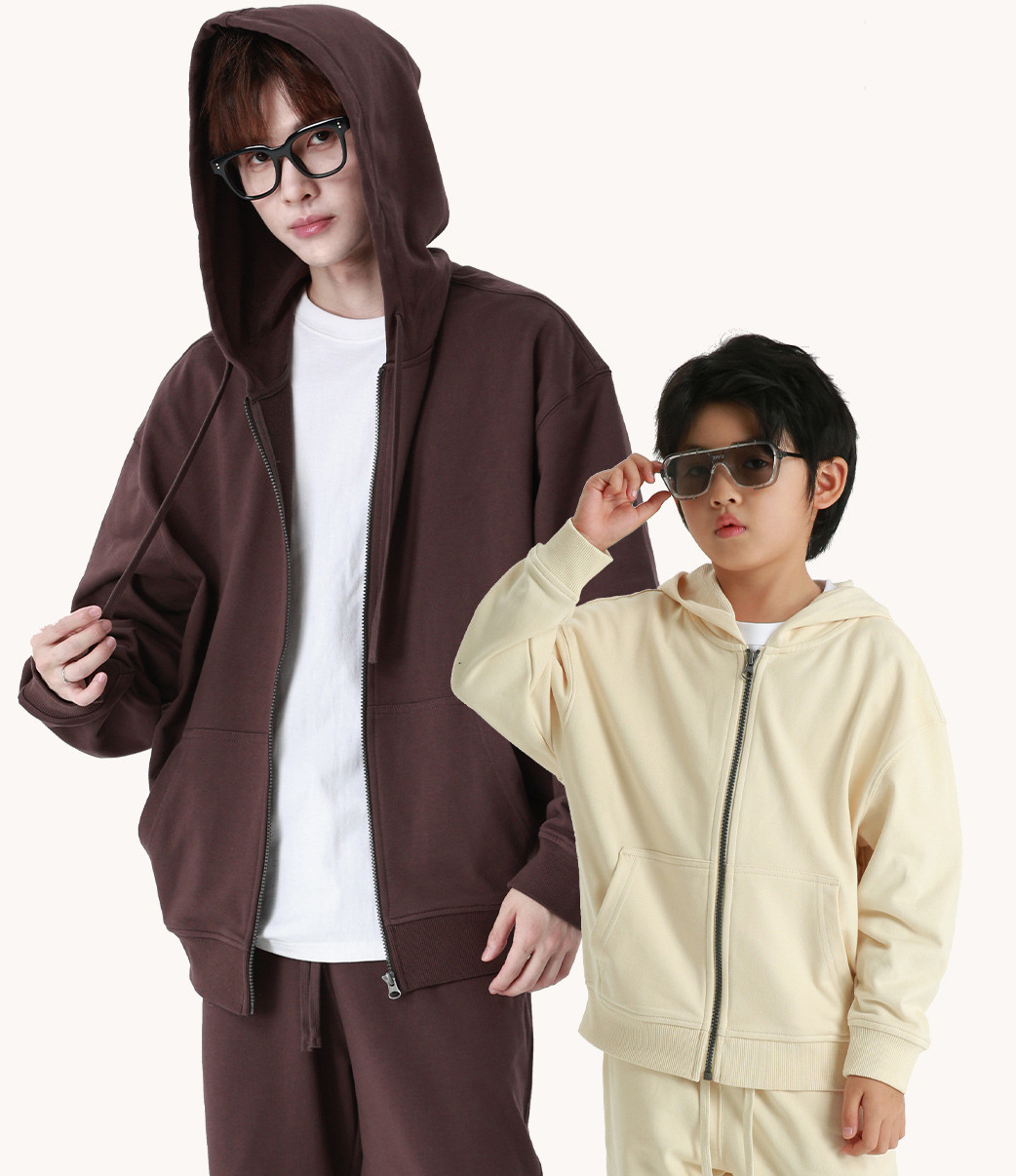 pure 100% cotton oversized drop shoulder zip hoodie jacket blank plain pure 100% cotton oversized drop shoulder zip hoodie jacket blank plain