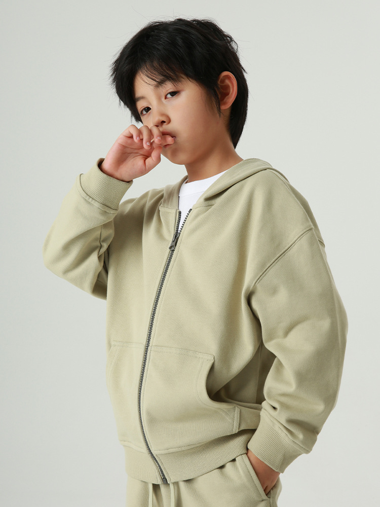 kids zip hoodie pure 100% cotton oversized drop shoulder blank plain jacket kids zip hoodie pure 100% cotton oversized drop shoulder blank plain jacket