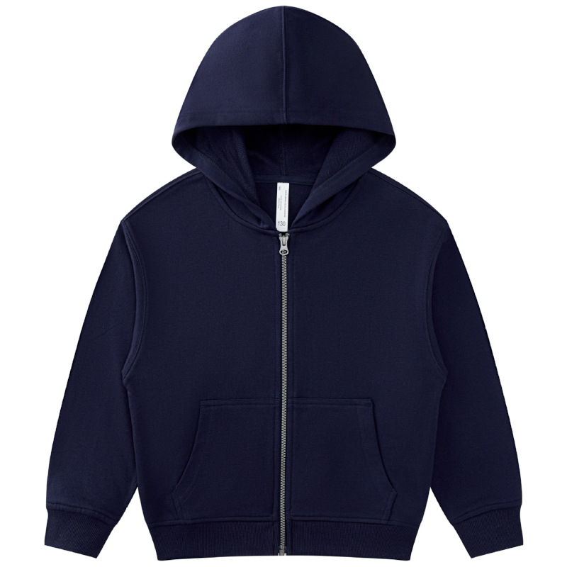 kids pure 100% cotton oversized drop shoulder navy blue zip hoodie jacket blank plain kids pure 100% cotton oversized drop shoulder navy blue zip hoodie jacket blank plain