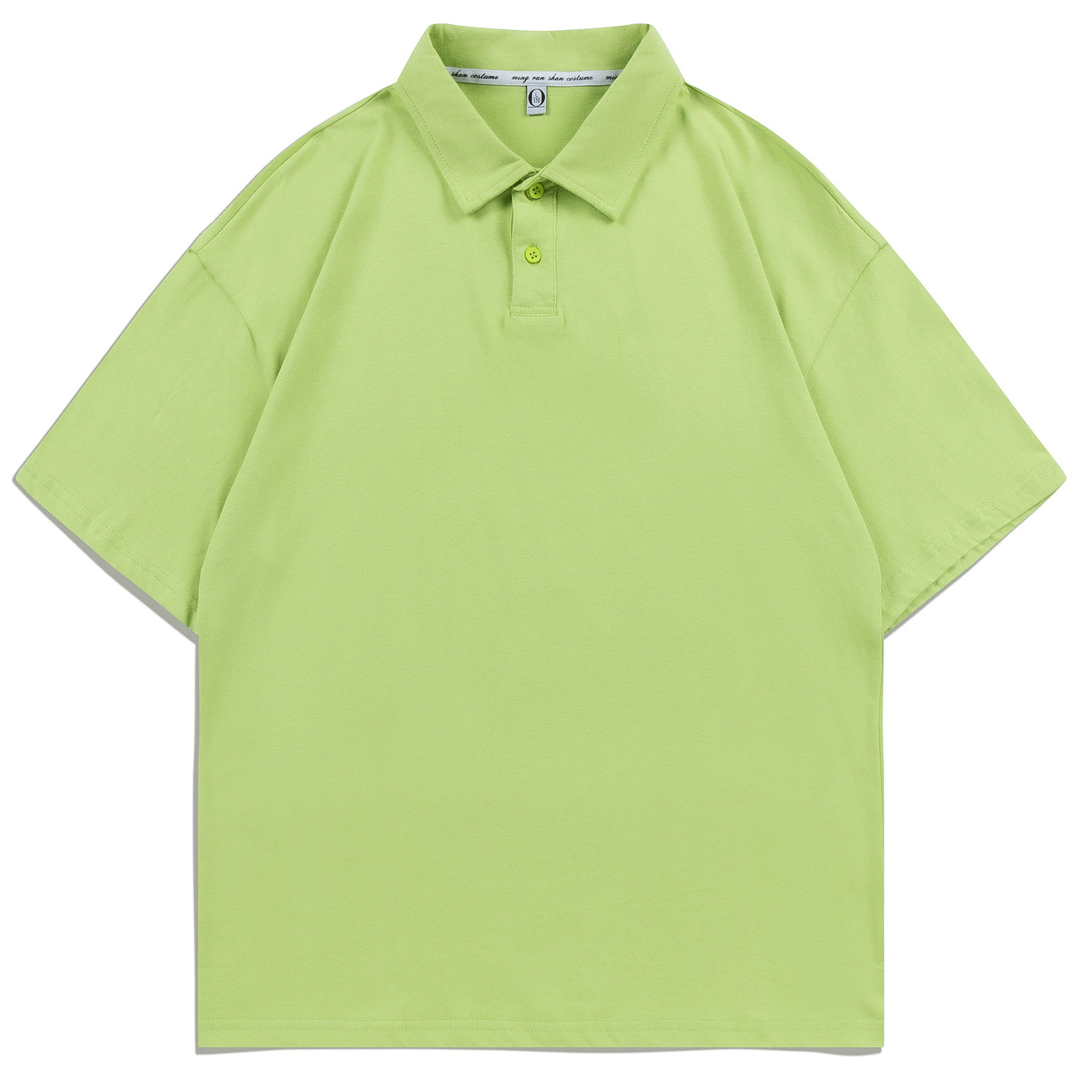 pure 100% combed cotton drop shoulder polo shirt men's women's pure 100% combed cotton drop shoulder polo shirt men's women's