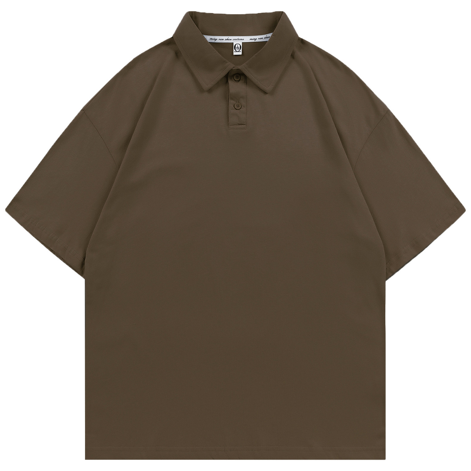 pure 100% combed cotton drop shoulder polo shirt men's women's pure 100% combed cotton drop shoulder polo shirt men's women's