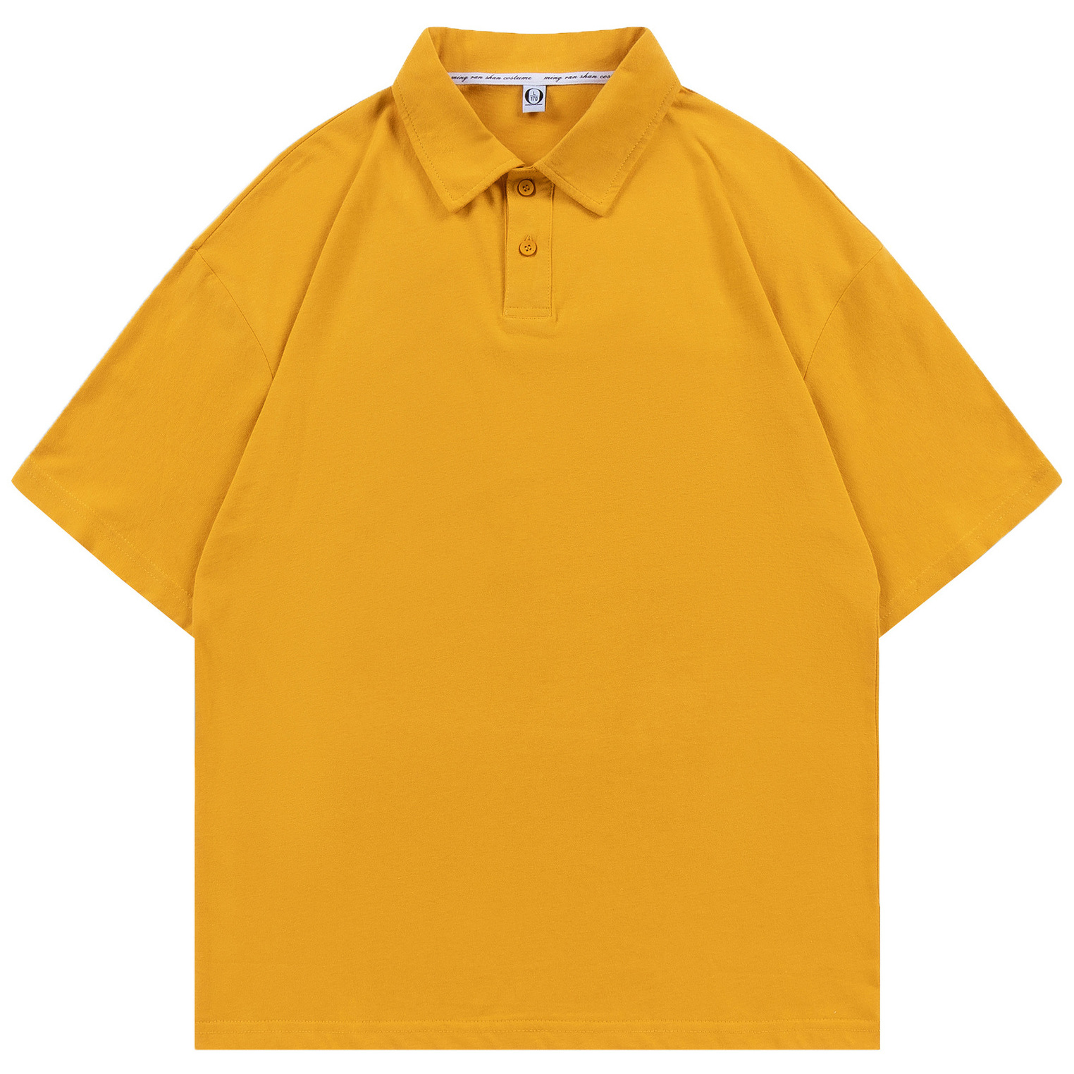 pure 100% combed cotton drop shoulder polo shirt men's women's pure 100% combed cotton drop shoulder polo shirt men's women's