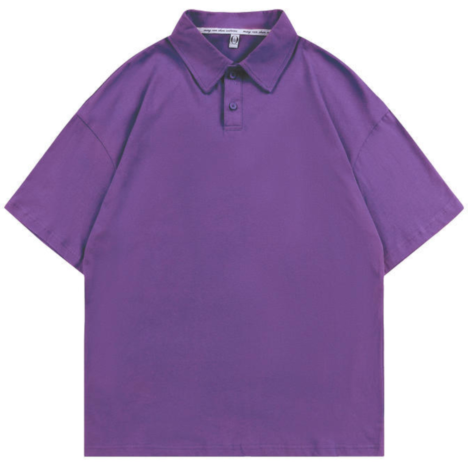 pure 100% combed cotton drop shoulder polo shirt men's women's pure 100% combed cotton drop shoulder polo shirt men's women's