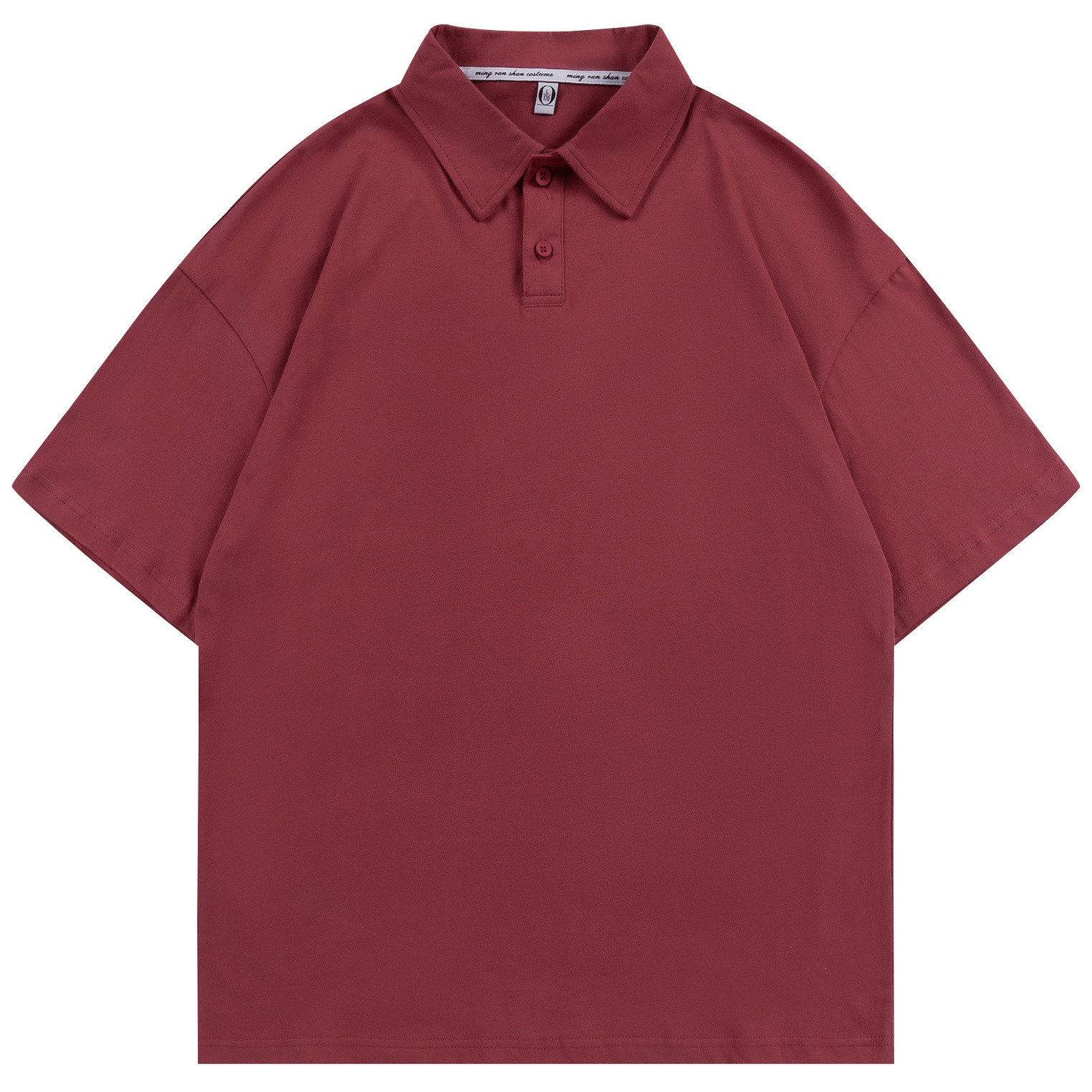 pure 100% combed cotton drop shoulder polo shirt men's women's pure 100% combed cotton drop shoulder polo shirt men's women's